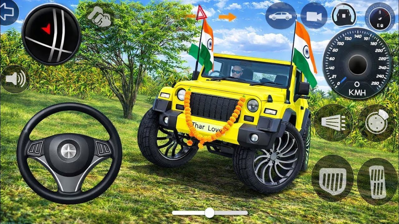 Modified Mahindra Thar Car Games: Indian Cars (Gadi Wala Game) - Car Game Android Gameplay 2026