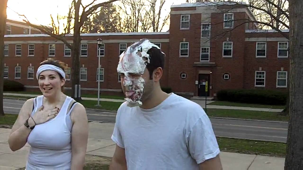 McGinnies Hall RA pie-ing SPRING 2011
