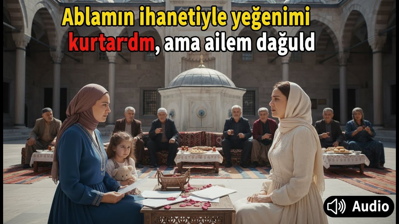 Ablamın vaftiz töreninde yüzüne karşı 