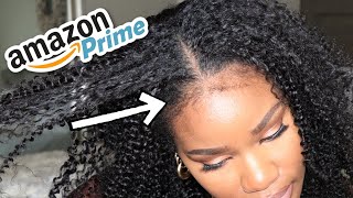 AMAZON PRIME DAY MUST HAVE! 😮 OMG | 6x4.75 Pre Cut  Glueless Cheap Lace Wig | TwinGodesses ft Unice