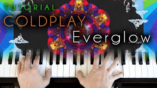 Everglow (piano tutorial) Coldplay chords