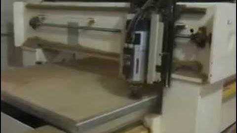 Thermwood - CNC Controler Retrofit 1st  Cut-test