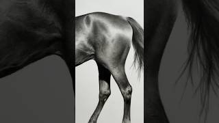 Graphite pencil horse drawing ASMR #graphitepencil #horse