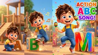 ABC Song for Kids: Learn A to M with Fun Actions! 🎶
