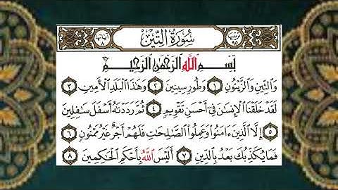 (95) سورة التين - الشيخ عبد الباسط عبد الصمد