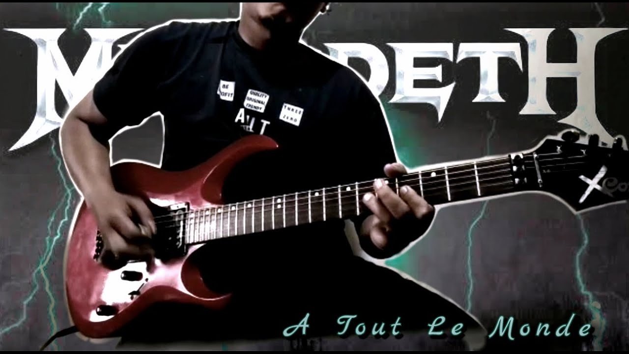 Megadeth - A Tout Le Monde Cover Solo Guitar - YouTube