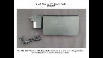 D-Link DSR-150N Wireless VPN Security Router