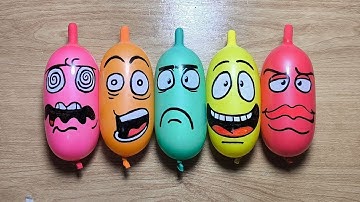 Making Slime With Giant Balloons - Only Popping Compilation
