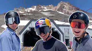 Doing Crazy Ski Tricks with the Homies! *Tblake Vlogs* (Mt.  Hood)
