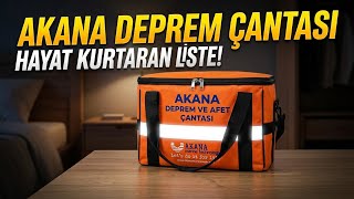 Deprem Çantası| Akana Acil Afet Durum Çantası İncelemesi