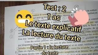 sujet devoir le texte expositif 1 as