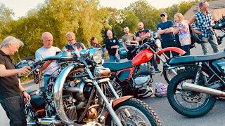 PINEWOOD BAR & CAFE Motorcycles STAR-FIRE Radial Engine Bike & TEENAGE KICKS Right Through the Night