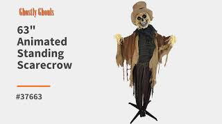 63 Animated Standing Scarecrow