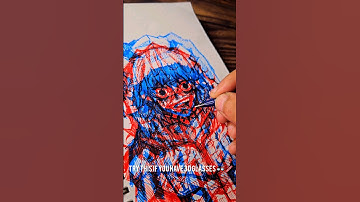 Try This If You Have 3D Glasses 👓 🖍 #shorts