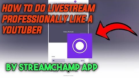 HOW TO DO LIVESTREAM PROFESSIONALLY🔥 BY  STREAMCHAMP APP (For IOS only) 💯| #mustwatch