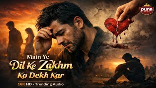 Main Ye Dil Ke Zakhm Ko Dekh Kar | Dard Bhara Geet | Sad Love Song | Breakup  | Trending Reels Audio