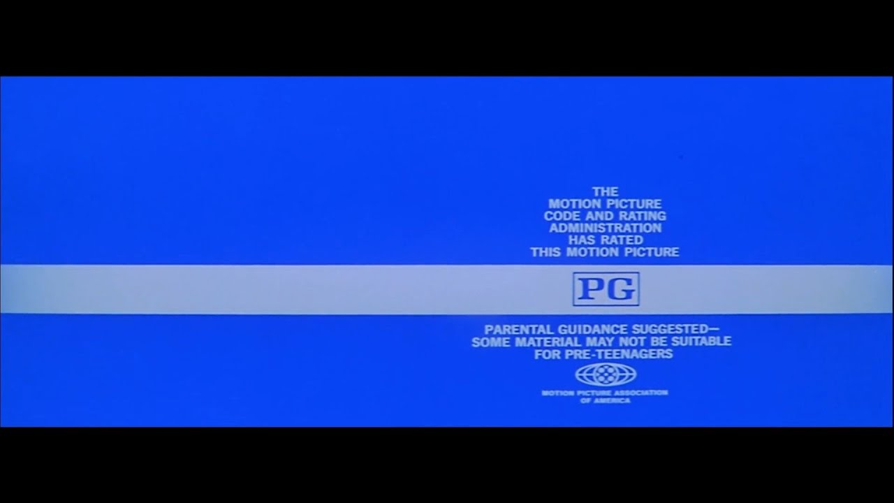 MPAA Rating Card (PG, 1975) - YouTube