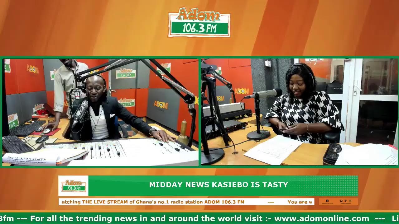 Midday News Kasiebo Is Tasty on Adom 106.3 FM (08-01-26)