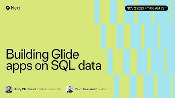 Building Glide apps on SQL data | Glide Next