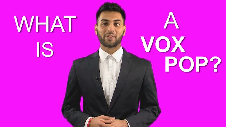 What is a vox pop?