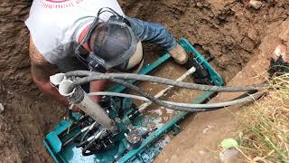 Difficult Water Line Repair in Rocky Conditions