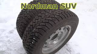 Особенность Зимних шин б/у NORDMAN SUV