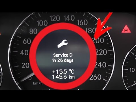 How To Reset Service Reminder Mercedes Benz E Class W211 Reset Service Indicator W211 Youtube