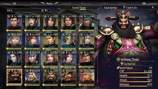 warriors orochi 4 all characters 170 characters