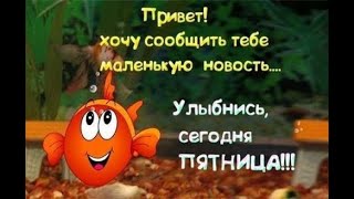 Ура! Пятница! Пожелайте своим друзьям удачной пятницы!