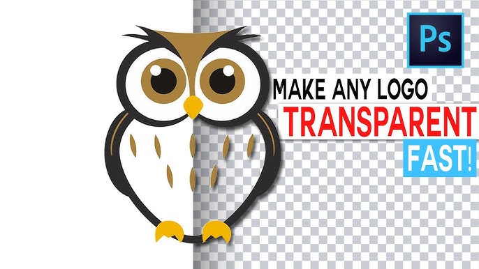 How to make a logo with transparent background