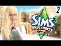 Let's Play: The Sims 3 University Life Part 2 - Party Where?