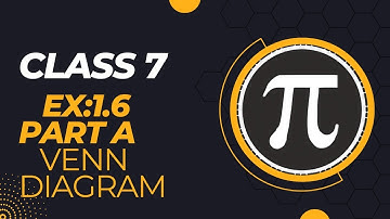 Venn diagram | Class 7 | Class 7 U it 1 Exercise 1.6 part A Venn diagram #maths Sindh text board