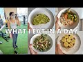 WHAT I EAT IN A DAY // easy, balanced, and yummy foods i eat to reach my health goals!