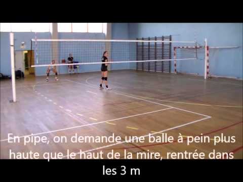Volley-ball pipe