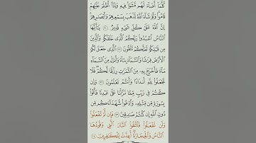 سوره البقره من ١٦ إلى ٢٥ بصوت الشيخ ماهر المعيقلي