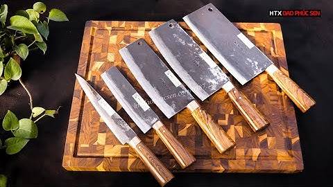 BỘ DAO CÁN CẨM SẮC - BỀN - ĐẸP - CAM KẾT HÀNG CHUẨN CỦA HTX DAO PHÚC SEN