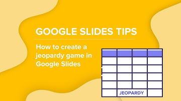 How to Create a Jeopardy Game in Google Slides | Google Slides Tutorials by Slidesgo