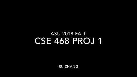 CSE 468 Proj1 Demo