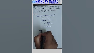 Class 7 Maths | Perimeter and Area NCERT Solution Exercise 11.1 | Question  3 | #mathsbymanas