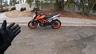 2019 Duke 390 - First Impressions by SoCal Rider B 1,883 views 1 year ago 3 minutes, 51 seconds