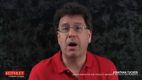 Keithley Model 2450 Current vs  Voltage Sweep