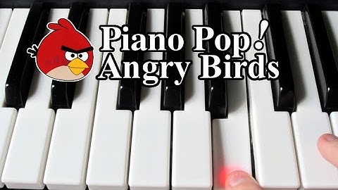 Angry Birds Theme Song Piano Lesson - Easy Piano Tutorial