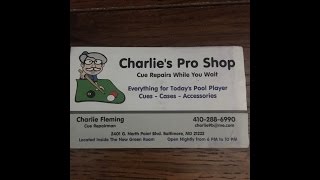 Charlies Pro Shop Baltimore, Maryland Replacing Cue Tip