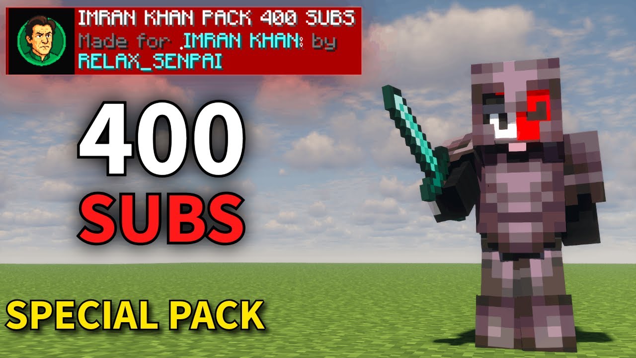 🔥 “IMRAN KHAN 400 SUBS PACK RELEASE – INSANE PvP TEXTURE PACK!” 🔥 - YouTube