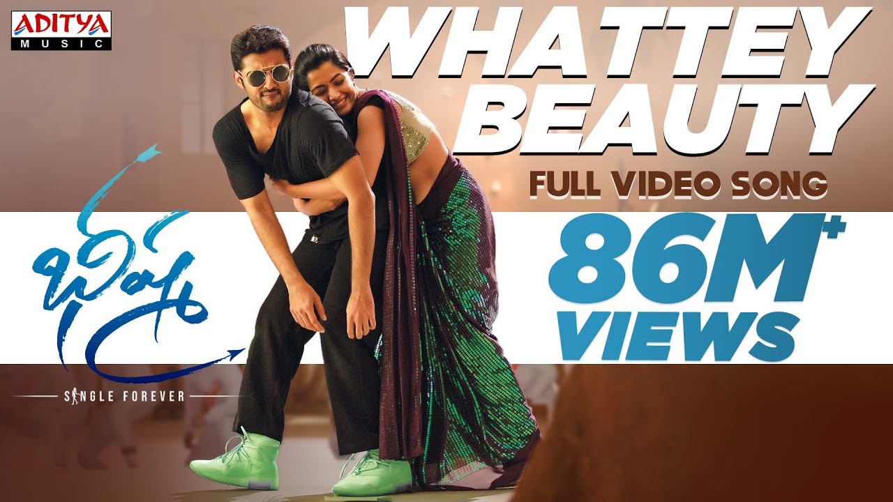 Whattey Beauty Full Video Song | Bheeshma Video Songs | Nithiin, Rashmika | Mahati Swara Sagar
