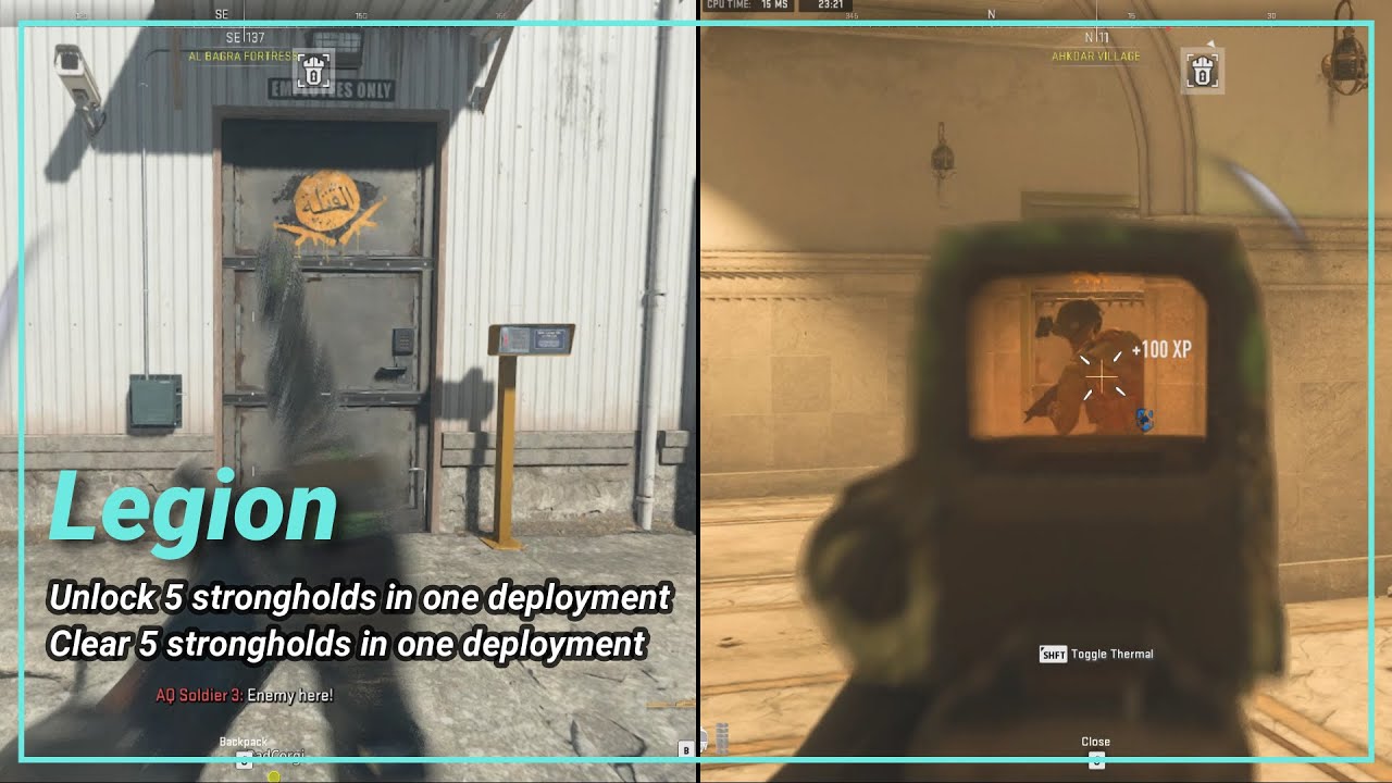 DMZ All Clear Unlock 5 strongholds in one deployment Clear 5