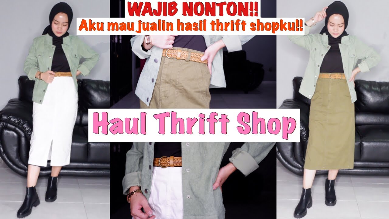  THRIFT  SHOP  DI CIMOL GEDEBAGE  BANDUNG  CLOTHING HAUL TRY 