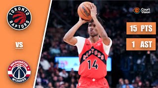 Ja'Kobe Walter - 15 Points, 1 Assist vs Wizards - 2025-26 Regular Season