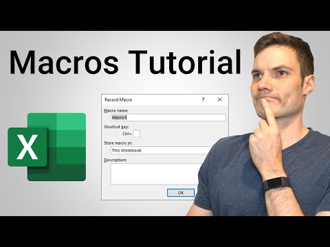 Video: How To Insert A Macro