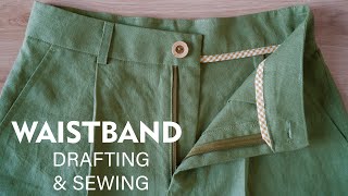 ❎ How To Draft And Sew Waistband On Pants | Trousers Waistband Sewing Techniques by Thuy sewing 63,978 views 9 months ago 15 minutes